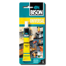 Bison Universal All Purpose Adhesive Glue 25ml (12 Packs)