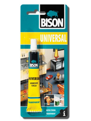 Bison Universal All Purpose Adhesive Glue 25ml (6 Packs)