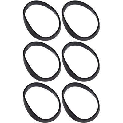 Bissell Compatible Vacuum Cleaner Flat Pump Hot Shot Drive Belts Pack of 6 by Ufixt