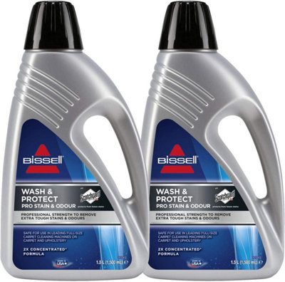 Bissell Wash & Protect Professional Carpet Cleaner 1.5L - Set of 2