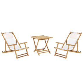 Bistro Set Wood Light Beige ATRANI/MOLISE