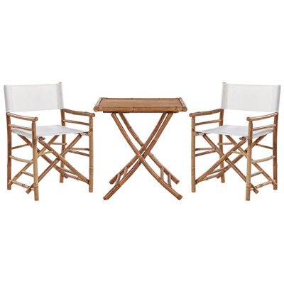 Bistro Set Wood Light Wood MOLISE