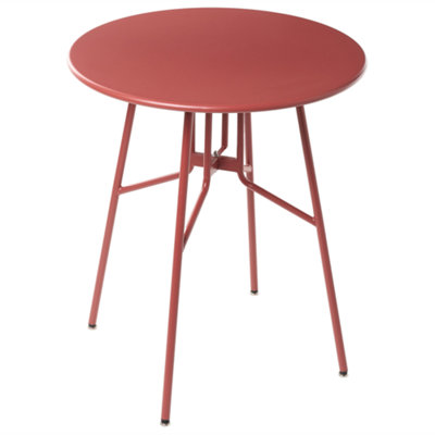 Bistro Table TALTAL 64 cm 64 cm Metal Red