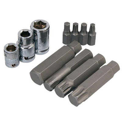 Bit Set 41pc Hex / Ribe / Spline And Star Bit Socket Set (Neilsen CT1207)
