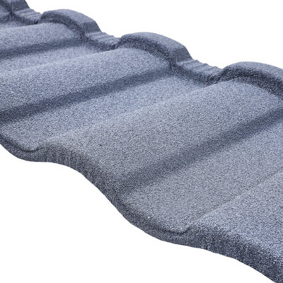 Bitumen Roofing Tiles Shed Roofing Felt Shingle Ink Grey 5 Pcs 2.3 m²
