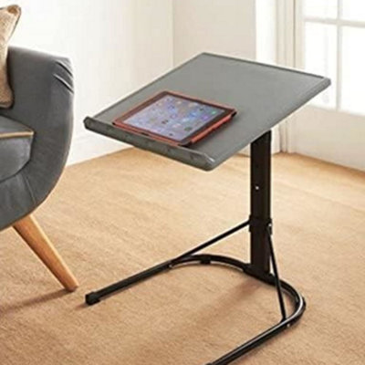 Biznest Elegent Spaceways Adjustable Table - Grey & Black It'S Ready ...
