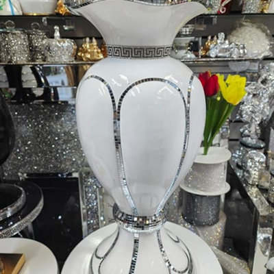 Biznest Frameless Arched Wall Mounted Mirror For Living Room, Bedroom ...