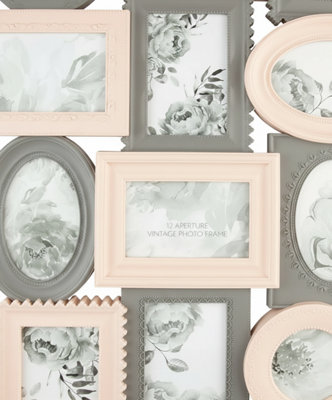 Biznest Multi Aperture Photo Frame 12Pc 8X 6X4 And 4X 4X4 Inch Photo ...