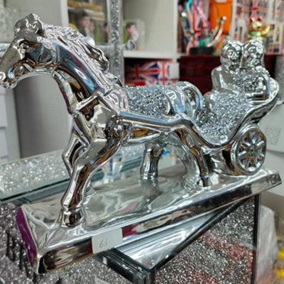 biznest-style-horse-carriage-silver-shine-couple-crush-diamond-wedding
