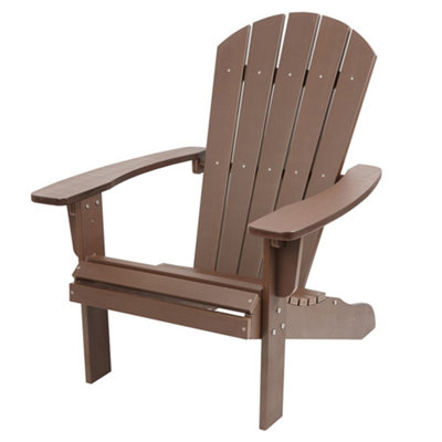 Bjorn Adirondack Lounger - Dark Brown