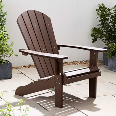 Bjorn Adirondack Lounger - Dark Brown