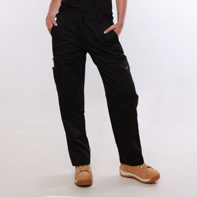 BKS Ladies Black Work Trousers (22, Regular)