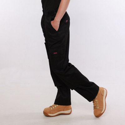 BKS Ladies Navy Work Trousers (8, Long)