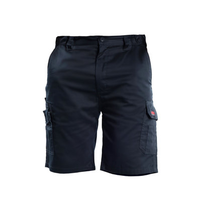 BKS Mens Navy Combat Cargo Shorts (W36)
