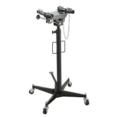 Black 0.5 Ton Foot Pump Spring Loaded Vertical High Lift Transmission Jack