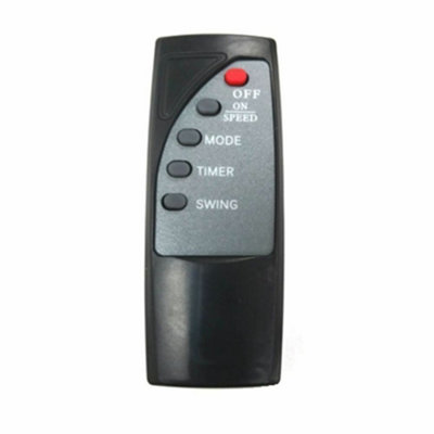 Black 16 inch Remote Control Fan Standing Pedestal Stand Adjustable ...