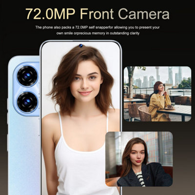 Black 16G+1TB Android Smart Large Screen Phone