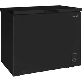 BLACK 199L Freestanding Chest Freezer -12 to -24 Degrees - Refrigeration Mode