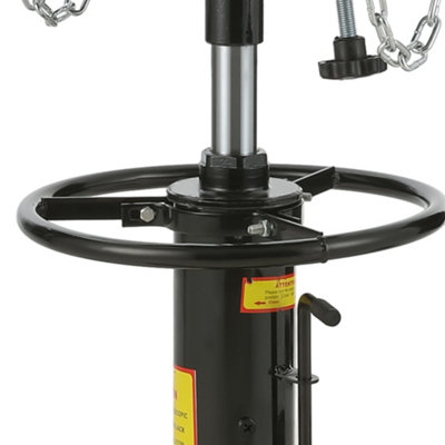 Black 2 Stage 0.5 Ton Spring Loaded Vertical Hydraulic Transmission ...