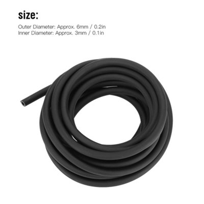Black 3060 Natural Latex Slingshot Tubing-1/3/5/10M Options for Hunting and Shooting(5 Meters)