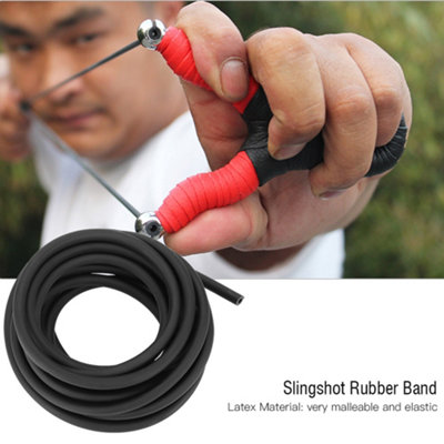 Black 3060 Natural Latex Slingshot Tubing-1/3/5/10M Options for Hunting and Shooting(5 Meters)