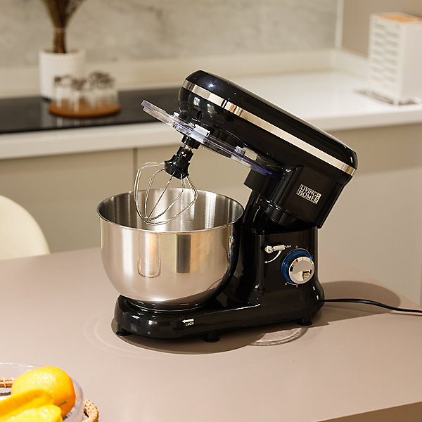 Black 5.5QT 1400W Stainless Steel Household Kitchen Electric Black 5.5QT 1400W Stainless Steel Household Kitchen Electric