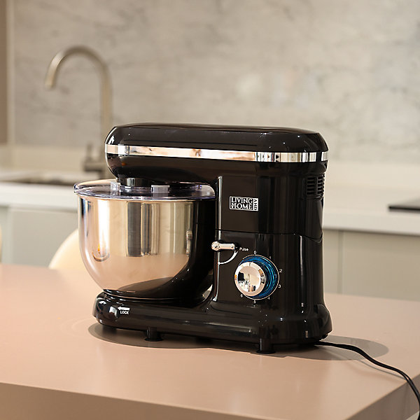 Black 5.5QT 1400W Stainless Steel Household Kitchen Electric Black 5.5QT 1400W Stainless Steel Household Kitchen Electric