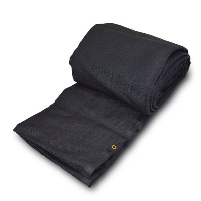 BLACK 88% PRIVACY NETTING 1.7M X 3.4M