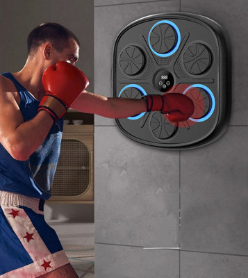 2024 New Large Smart Music Boxing Machine For Adults Bluetooth, Smart Music Boxing Machine With Gloves Women And Men, Boxing Music Workout Machine For