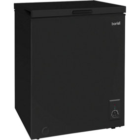 BLACK 99L Freestanding Chest Freezer -12 to -24 Degrees - Refrigeration Mode