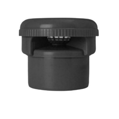 Black Air Admittance Valve for 110mm Pushfit Soil Systems spb24