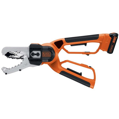 Black and Decker GK1000 Cordless Alligator Chainsaw Lopper Extra Battery +  Chain