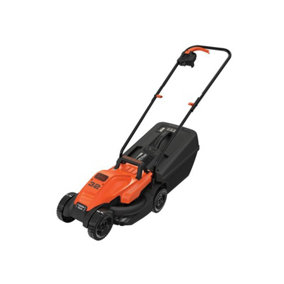 Black and Decker Lawnmower Compact Electric 32cm Lawn Mower 35L Capacity 1200W