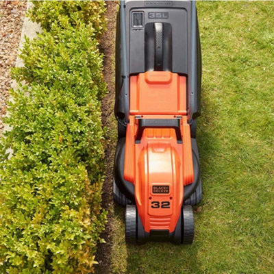 Black and decker 32cm online lawn mower 1000w reviews