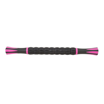 Black and Pink Muscle Roller Stick Massager for Full-Body Muscle Relief