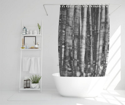 Black and white bamboo (Shower Curtain) / Default Title Price Comparisons | Compare The Build