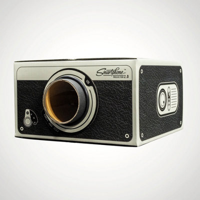 Black and White Smartphone Projector 2.0