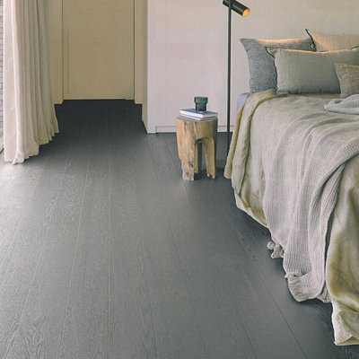 Black B14929499 Contract Wood Effect Commercial Vinyl Flooring For Shop ...