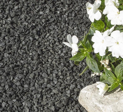 Black Basalt Gravel 10mm - 25 Bags (500kg)