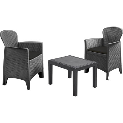 Plastic wicker deals garden furniture