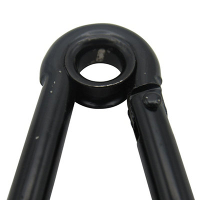 Black Carbine Snap Hook Eye 6MM (Gate Rope Karabina Theatre Marine) - 4