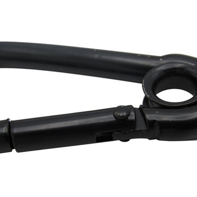 Black Carbine Snap Hook Eye 6MM (Gate Rope Karabina Theatre Marine) - 5