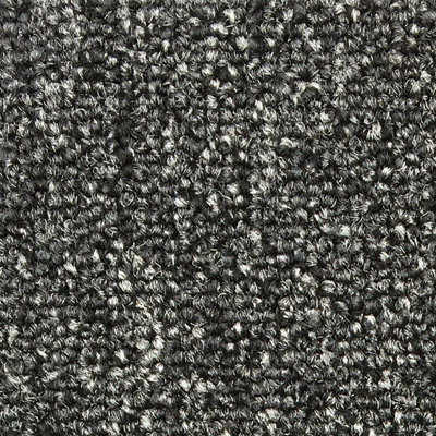 Black Carpet Tiles For Contract, Office, Shop, 3.5mm thick Tufted Loop Pile, 5m² 20 Tiles Per Box