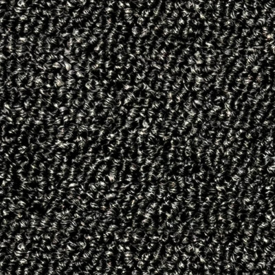 Black Carpet Tiles  For Contract, Office, Shop, Home, 3mm Thick Tufted Loop Pile, 5m² 20 Tiles Per Box