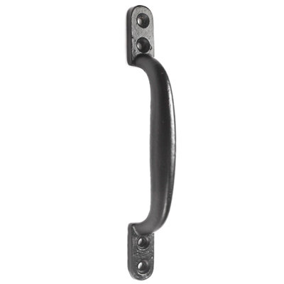 Black Cast Iron Pull Handle 150mm