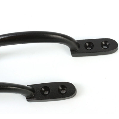Black Cast Iron Pull Handle 150mm