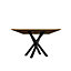 Black Criss Cross Metal Table Legs for DIY Coffee Table Dining Table
