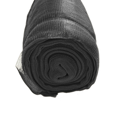 BLACK DEBRIS NETTING 50GSM 1M X 50M - LIGHTWEIGHT