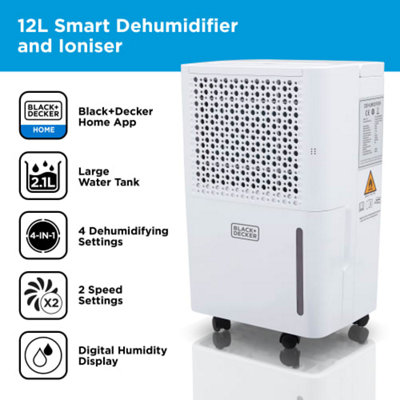 Black + Decker - 12 Litre Dehumidifier