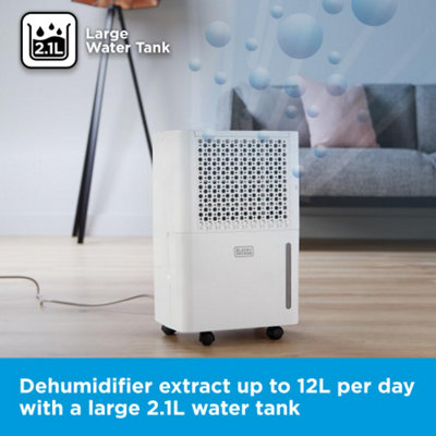 Black + Decker - 12 Litre Dehumidifier - 4
